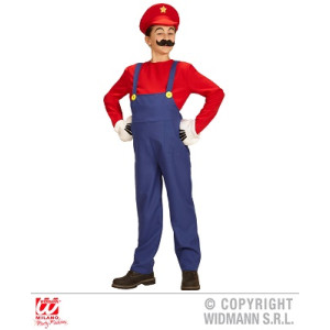 Costume MARIO BROS - Tg S 5/7 anni 128 cm
