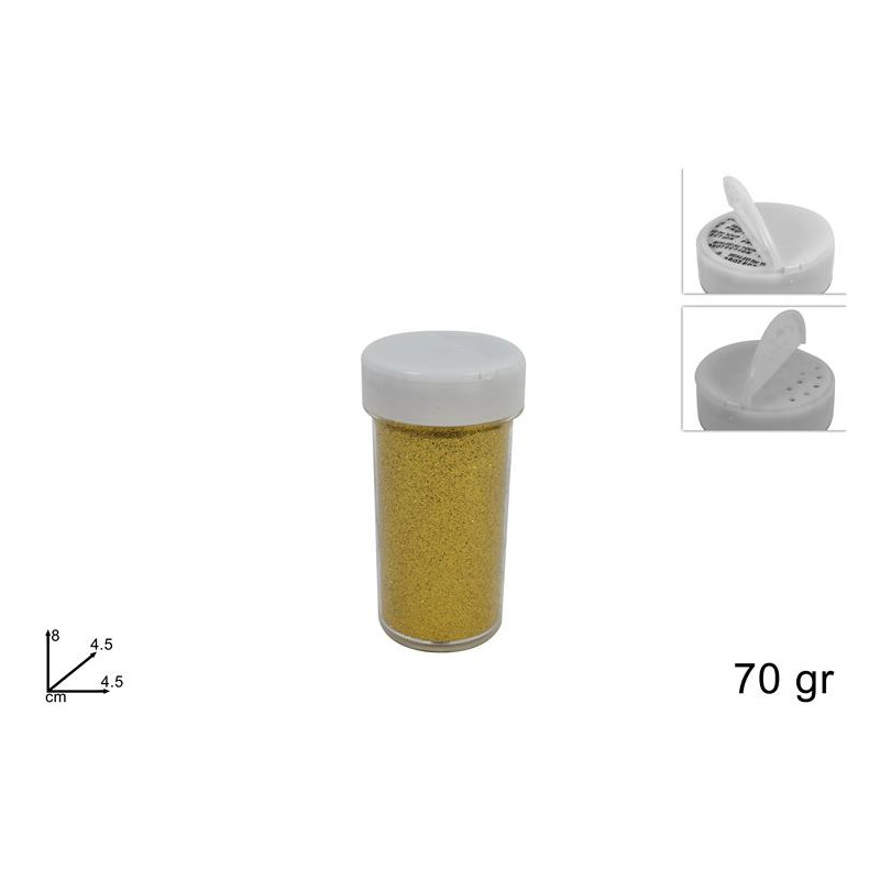 Brillantini Oro 70 gr in tubetto