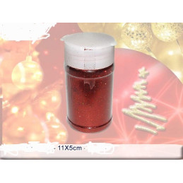 Brillantini Rosso in barattolo 90 gr