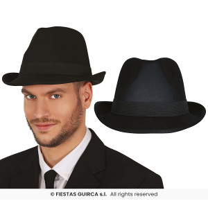 Borsalino Nero in raso