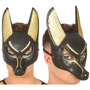 Maschera Egiziano Anubi in plastica