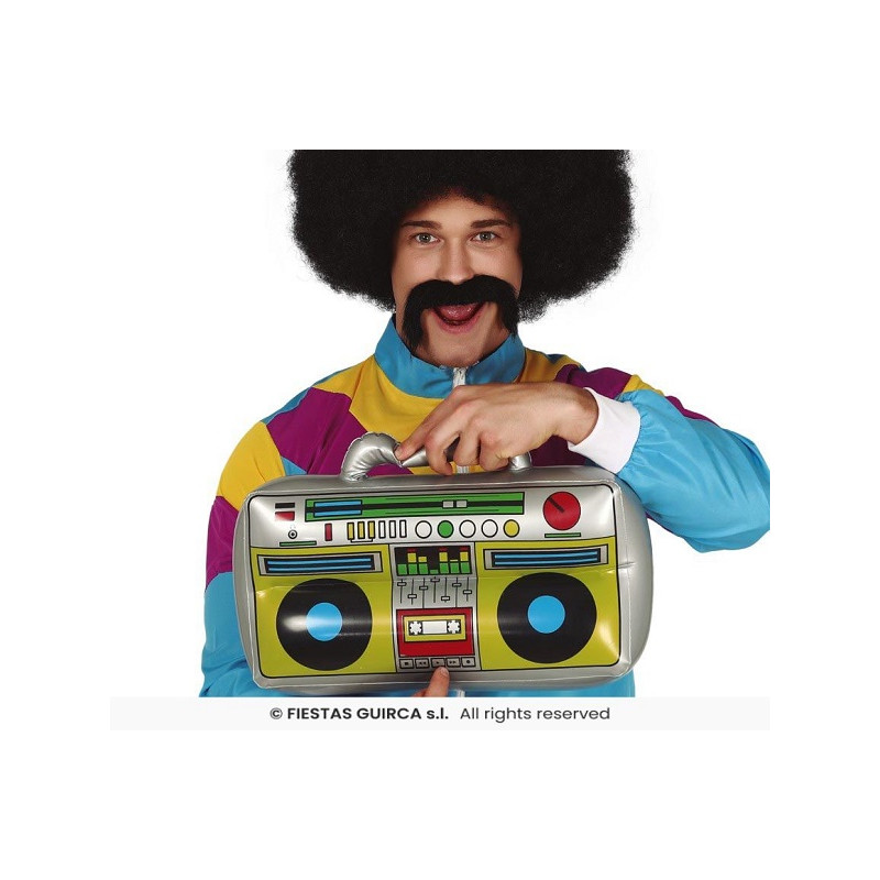 Radio Gonfiabile Anni '80 - 40x20 cm