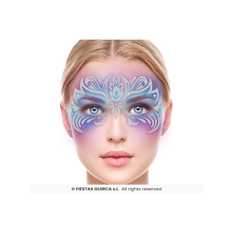 Adesivi Trucco Viso Fantasy Glitter