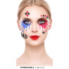 Adesivi Trucco Viso Harley Quinn Glitter