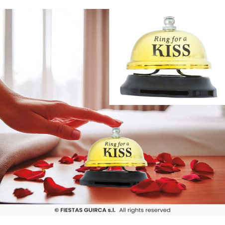 Campanello Timer Kiss 7 cm
