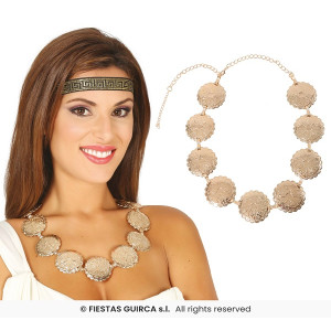 Collana Romana Greca con medaglioni