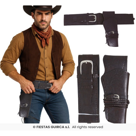 Fodero Cow-Boy Singolo in similpelle