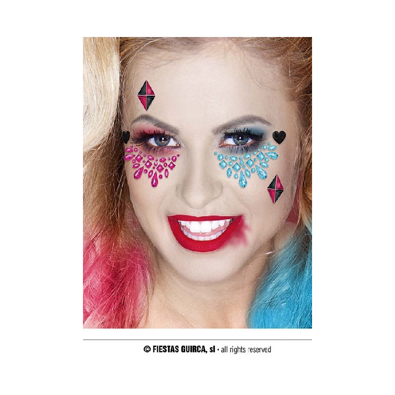 Gemme Trucco Viso Harley Quinn