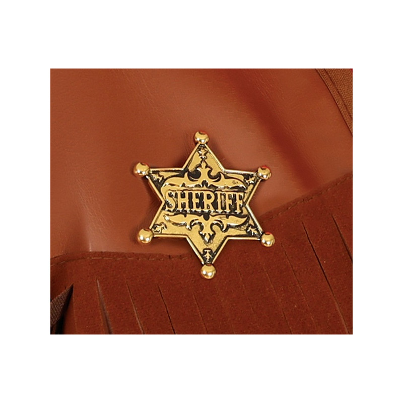 Stella Sceriffo Oro in metallo