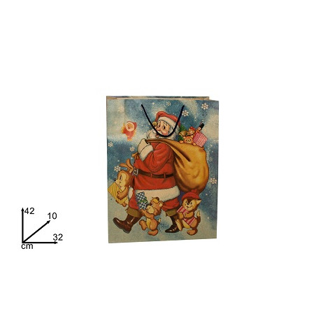 Busta Regalo Babbo Natale 42x32x10 cm