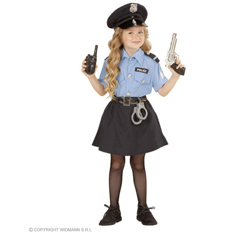 Costume POLIZIOTTA - Tg 2/3 anni 104 cm