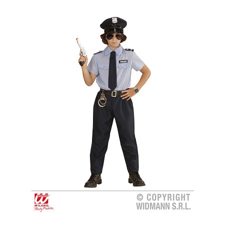 Costume POLIZIOTTO - Tg M 8/10 anni 140 cm