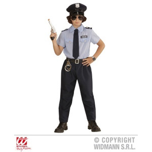 Costume POLIZIOTTO - Tg S 5/7 anni 128 cm