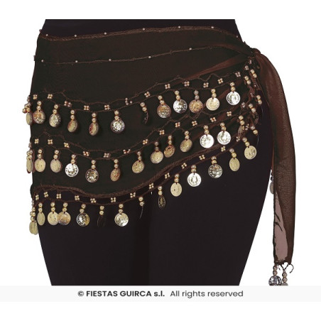 Gonna Nera Zingara Odalisca con medaglie oro