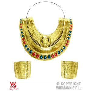 Set Egiziana - 3 pz (Collare,2 bracciali)