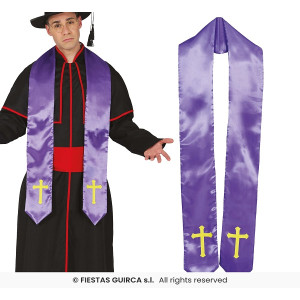 Stola Viola da Prete, Vescovo, Cardinale, Papa