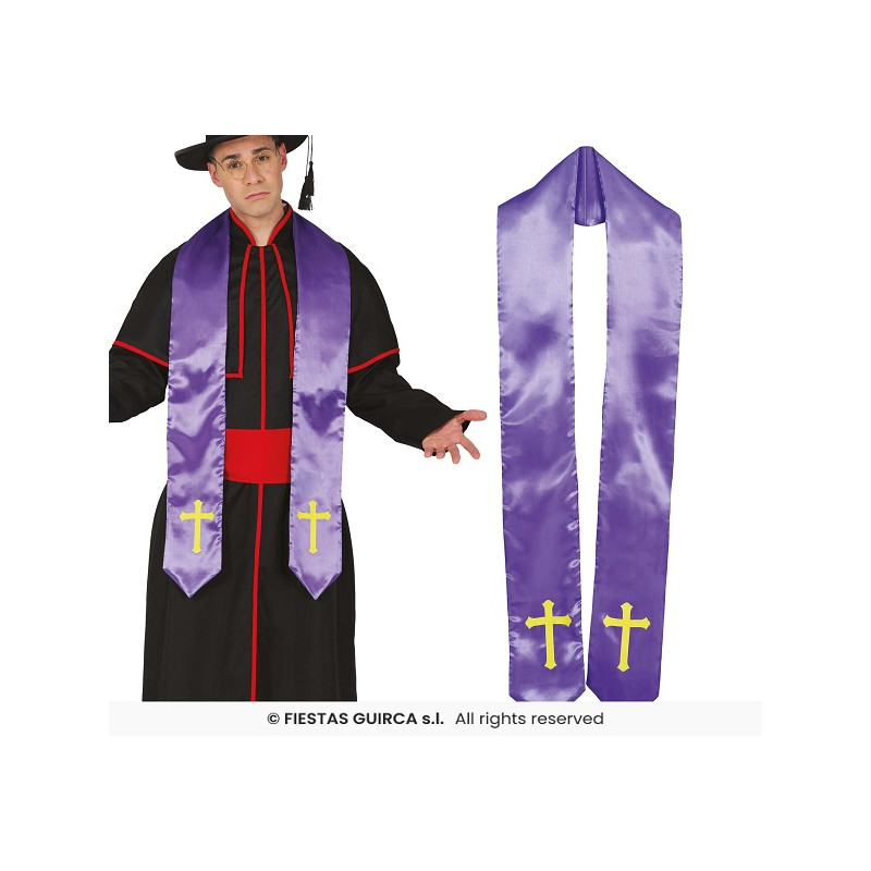 Stola Viola da Prete, Vescovo, Cardinale, Papa