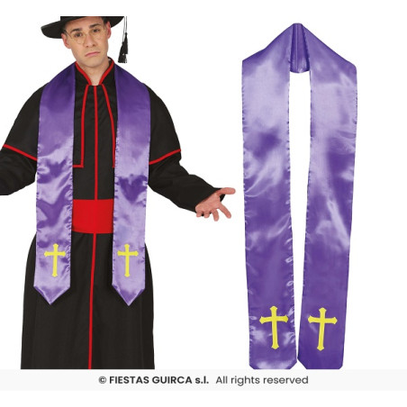 Stola Viola da Prete, Vescovo, Cardinale, Papa