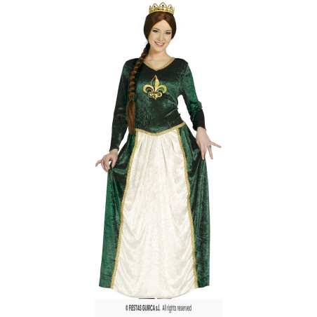 Costume PRINCIPESSA MEDIEVALE FIONA - Tg L 46/48