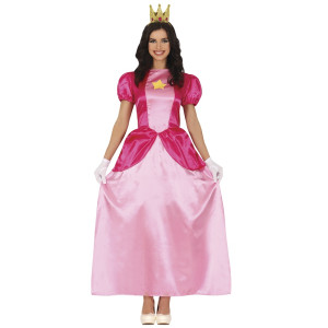 Costume PRINCIPESSA ROSA di MARIO BROS - Tg L 46/48