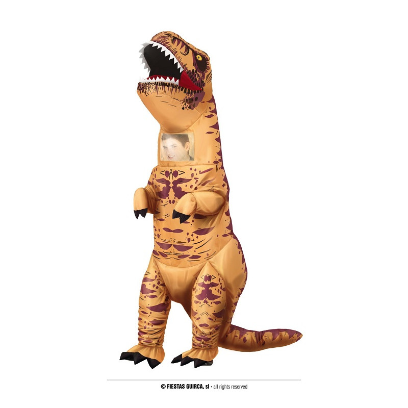 Costume T-REX DINOSAURO Gonfiabile - Tg L 52/54