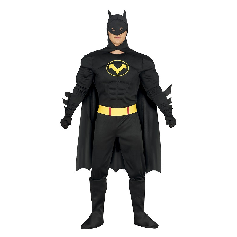 Costume BATMAN con Muscoli - Tg M 48/50