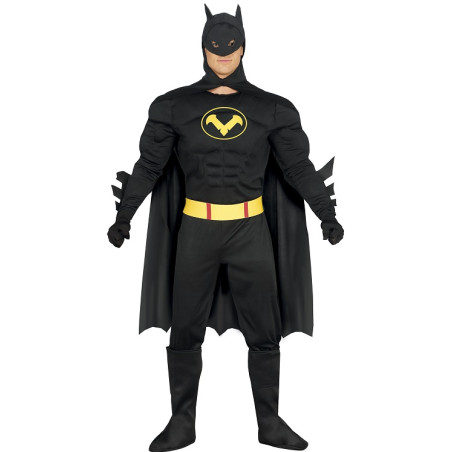 Costume BATMAN con Muscoli - Tg M 48/50