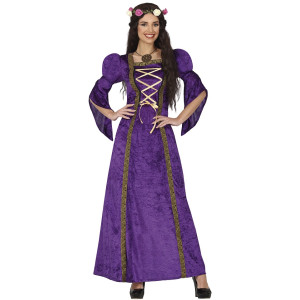 Costume PRINCIPESSA MEDIEVALE RAPUNZEL - Tg M 42/44
