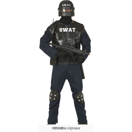 Costume POLIZIOTTO SWAT - Tg L 52/54