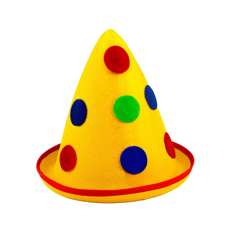 Cappello Pinocchio Giallo con pois