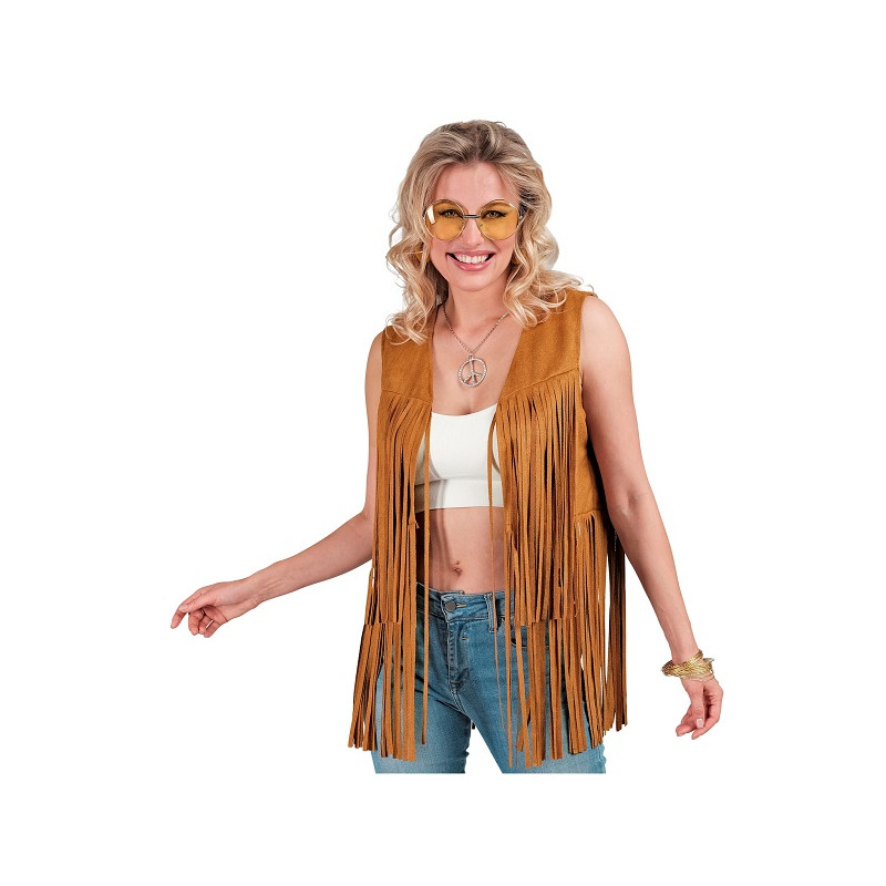Gilet HIPPIE ANNI '70 - Tg L/XL 46/52