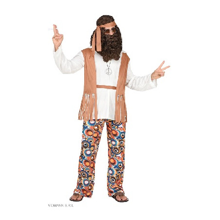Costume HIPPIE - Tg M 50/52