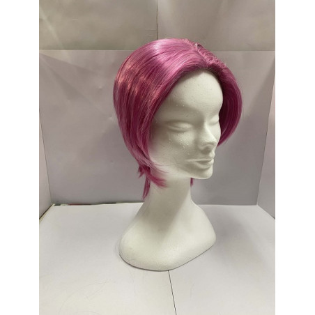 Parrucca K-POP STAR DEMONE Uomo Rosa