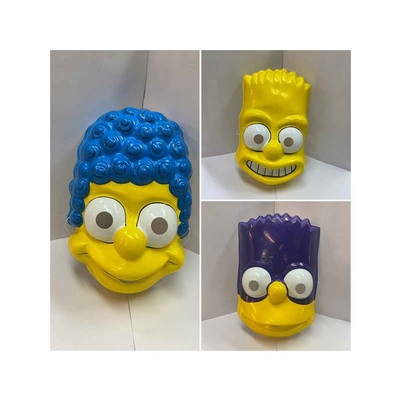 Maschera Simpson - 3 mod ass