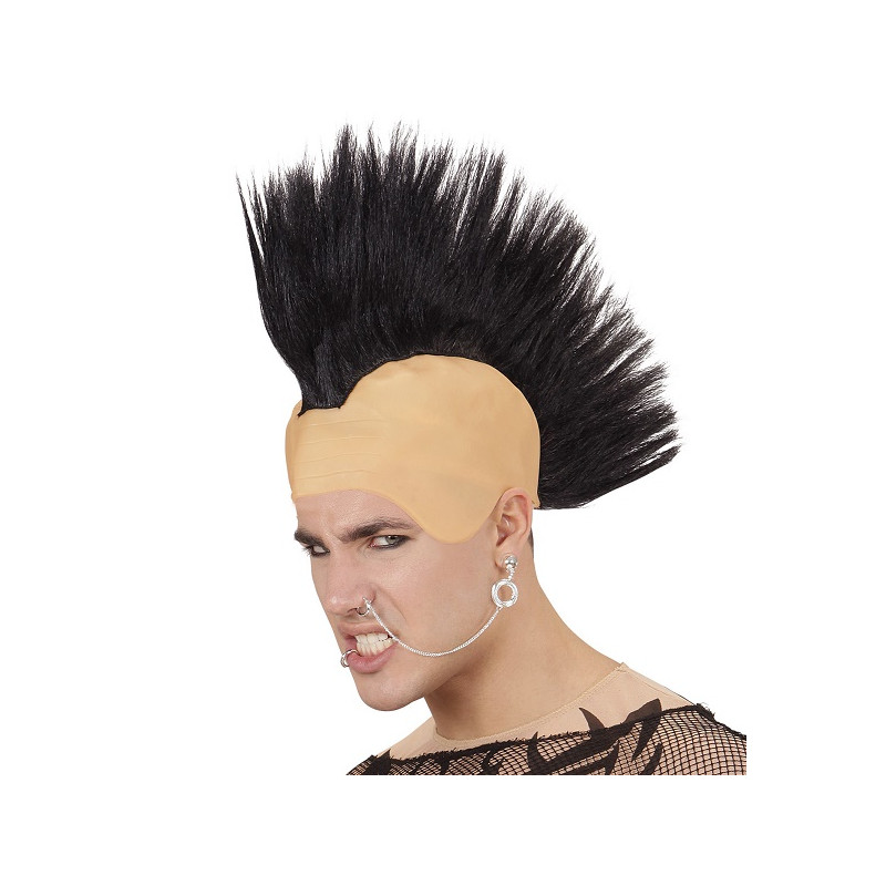 Calotta Cresta Punk Nera
