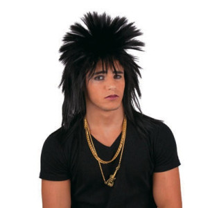 Parrucca Punk Nera