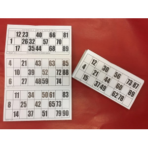 Cartelle Tombola - cf. 24 pz