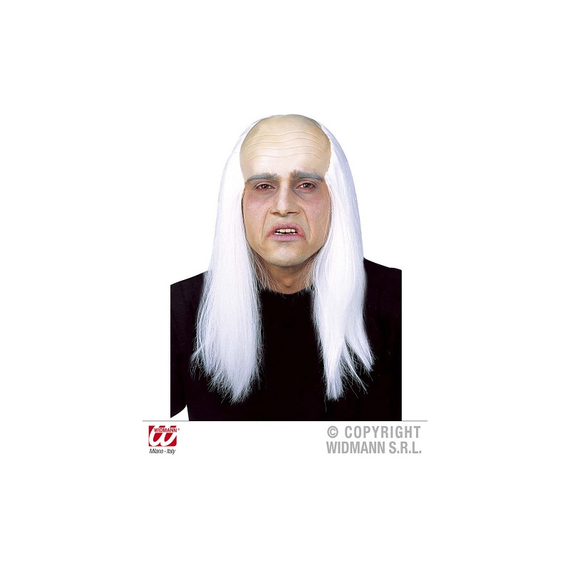 Calotta Zombi con capelli Bianchi
