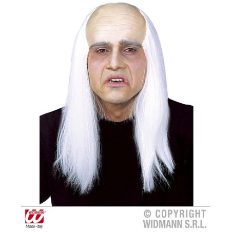 Calotta Zombi con capelli Bianchi