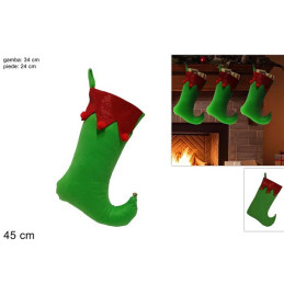Calza Befana Elfo con campanella 45 cm