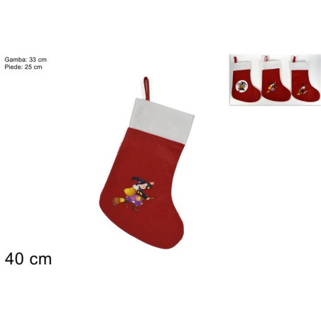 Calza Befana Rossa 40 cm