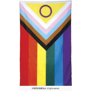 Bandiera 90x150 ARCOBALENO VIVI in PACE