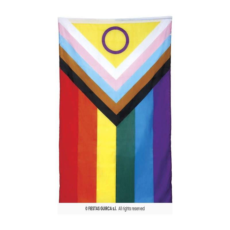 Bandiera 90x150 ARCOBALENO VIVI in PACE