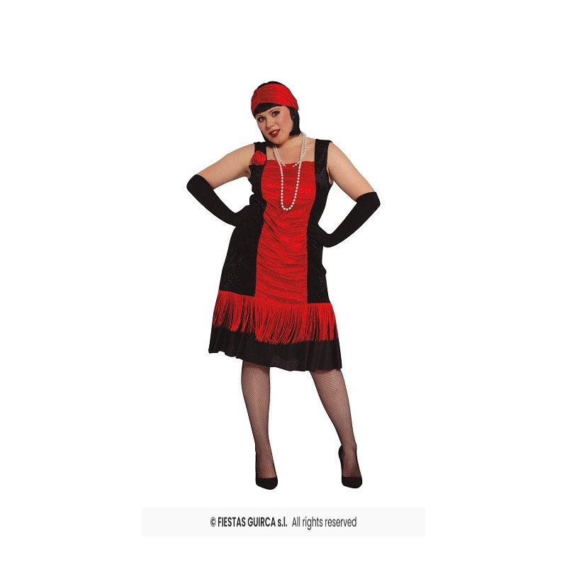 Costume CHARLESTON Rosso - Tg XL 50/52