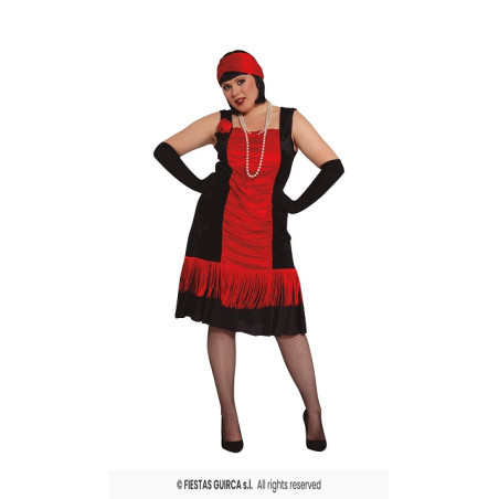 Costume CHARLESTON Rosso - Tg XL 50/52