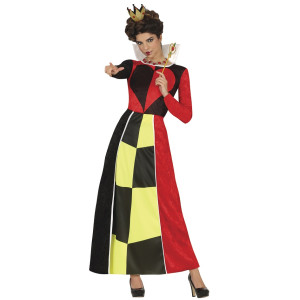 Costume REGINA di CUORI - Tg L 46/48