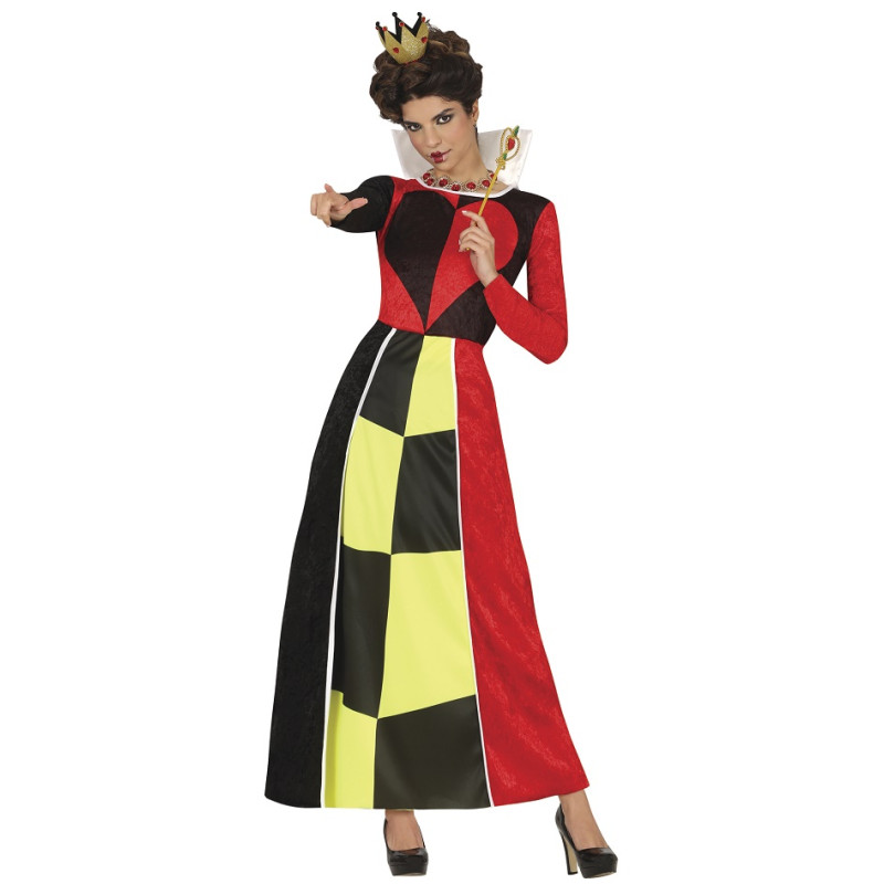 Costume REGINA di CUORI - Tg L 46/48