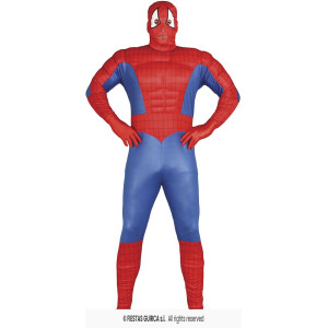 Costume SPIDERMAN con Muscoli - Tg L 52/54