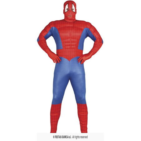 Costume SPIDERMAN con Muscoli - Tg L 52/54
