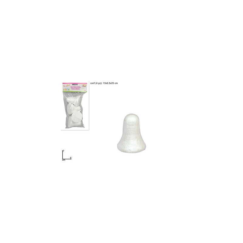 CAMPANA in polistirolo 7 cm (cf. 4 pz)